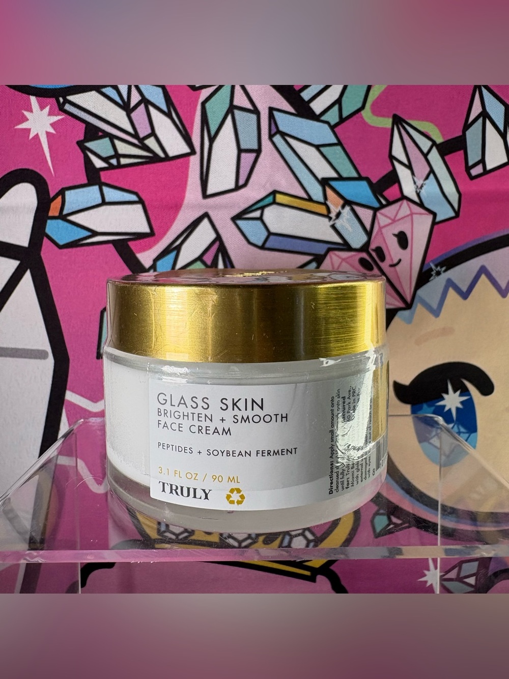 TRULY Glass Skin Brighten + Smooth Face Cream 3.1fl oz